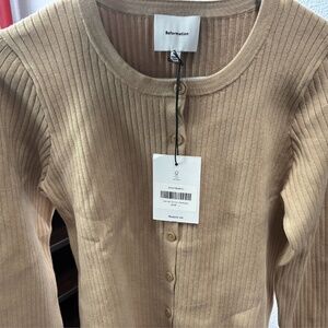 NWT Joanne Cotton Cardigan Size Large